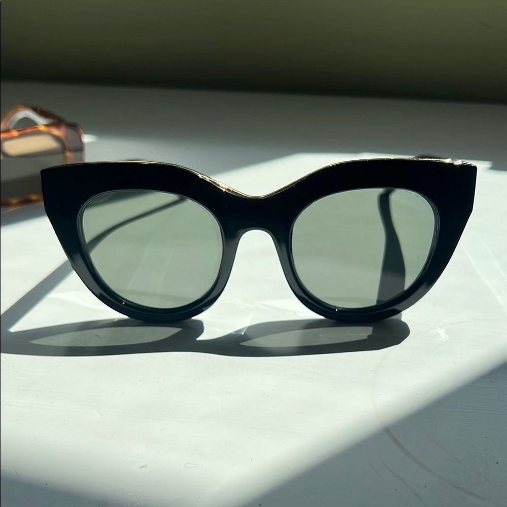 Le Specs Bold Black Sunglasses
